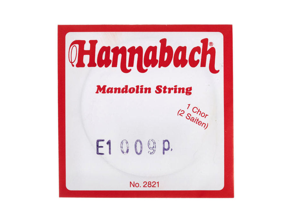 Hannabach 2821009 Mandolinensaite E .009", Paar