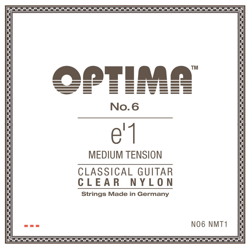 Optima Nr. 6 E1 klassische gitarren-Saite, Nylon, medium tension