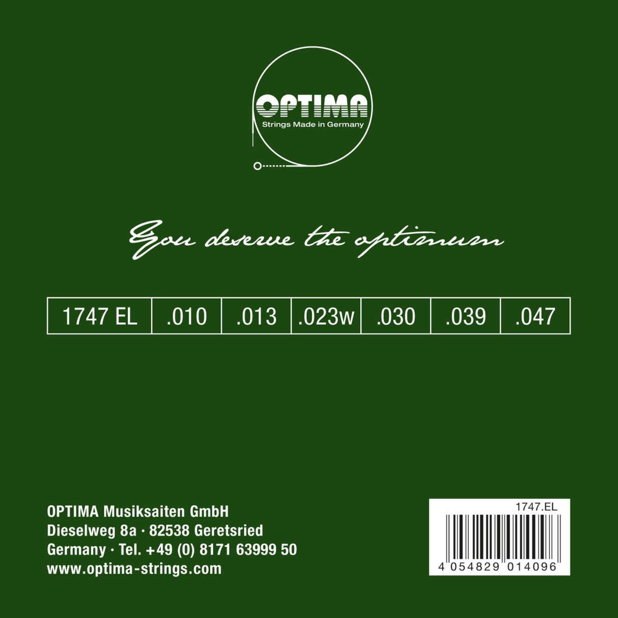Optima Saiten für Akustik Gitarren Gold Saiten - Set (1747EL)