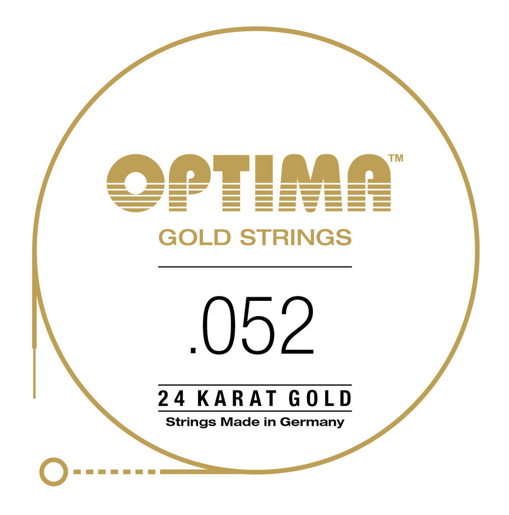 Optima Gold E6 .052w Westerngitarrensaite, GA052