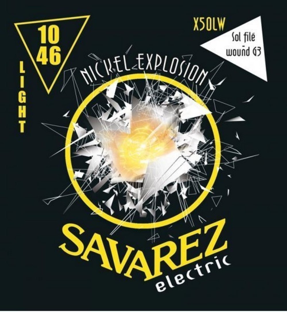 Savarez X50LW Nickel Explosion, light .010 bis .046 mit umsponnener G-Saite