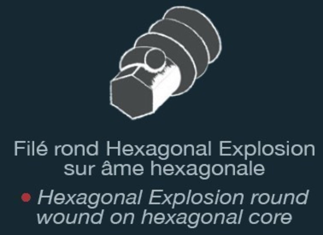 Savarez E-Bass Saiten Hexagonal Explosion - 5-str. Ex-Light (B70XL5)