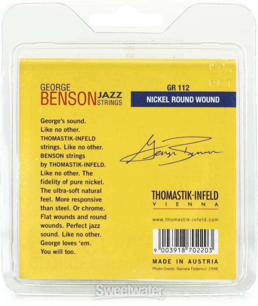 Thomastik-Infeld Saiten für E-Gitarre George Benson Jazz Gitarren - Set rundgewickelt (GR112)