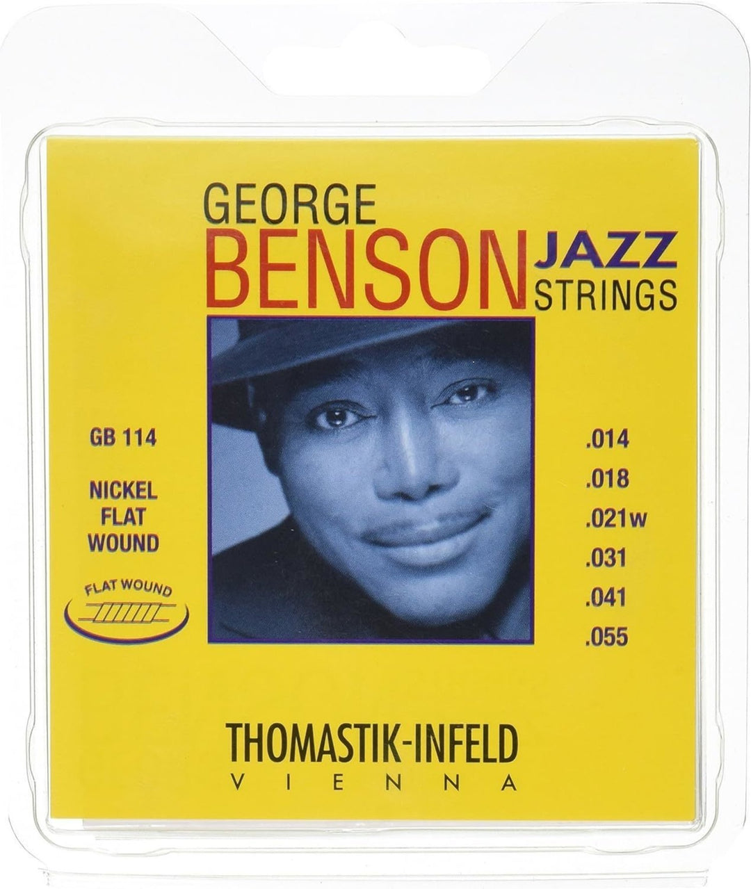 Thomastik-Infeld Saiten für E-Gitarre George Benson Jazz Gitarren - Set heavy flachgewickelt (GB114)