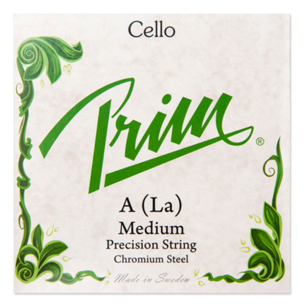 Prim A-Saite für cello, Chromstahl, medium