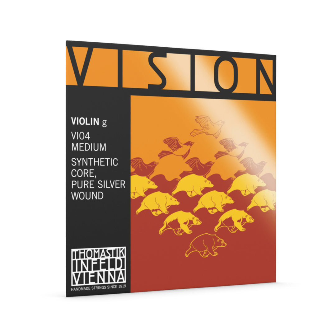 Thomastik-Infeld Geigen Saiten Vision synthetischer Kern - Mittel (VI04)