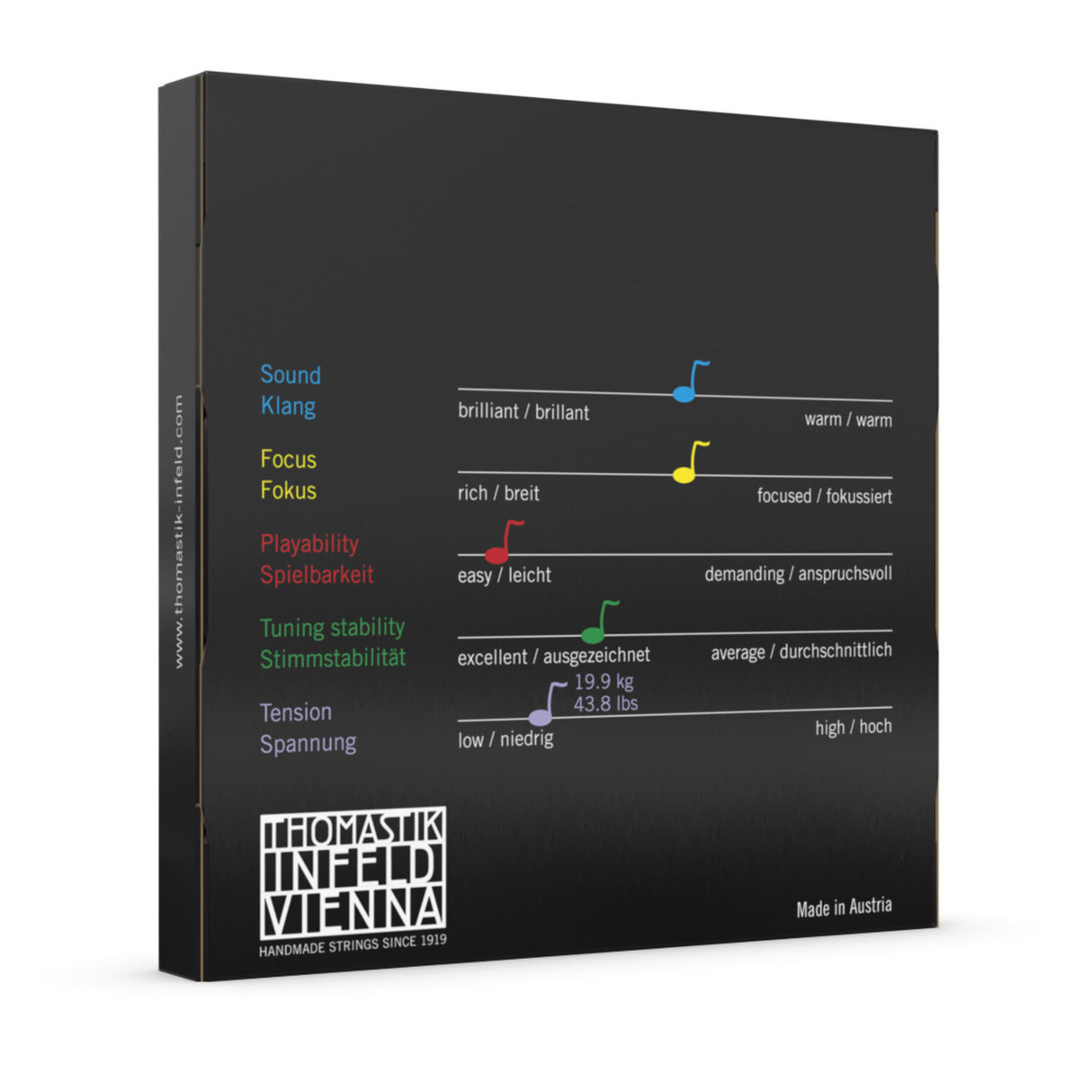 Thomastik-Infeld Saiten Für Viola Dominant Nylonkern - Set (4123,0)
