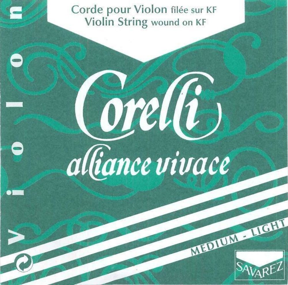 Corelli Alliance Vivace 801ML E-Saite für Geige, Schlaufe, medium-leicht