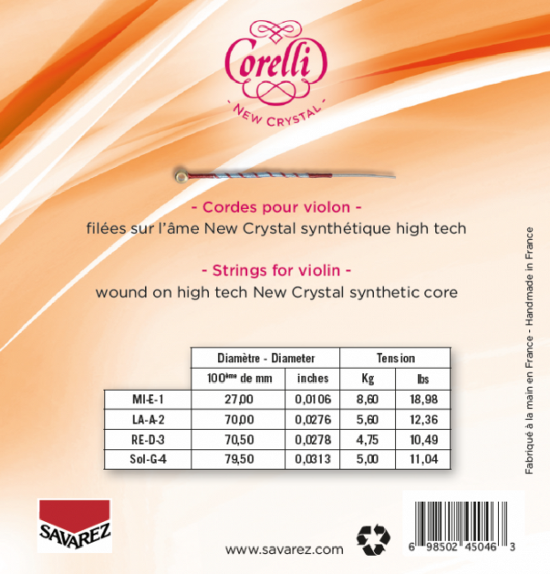Corelli Geigen Saiten New Crystal - Forte (700F)