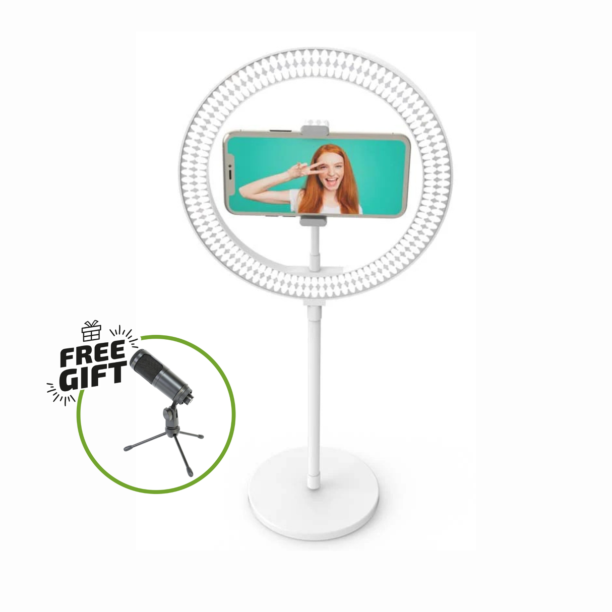 Digipower Meine Geschichte 10" Desktop-Ringleuchte mit Fernbedienung