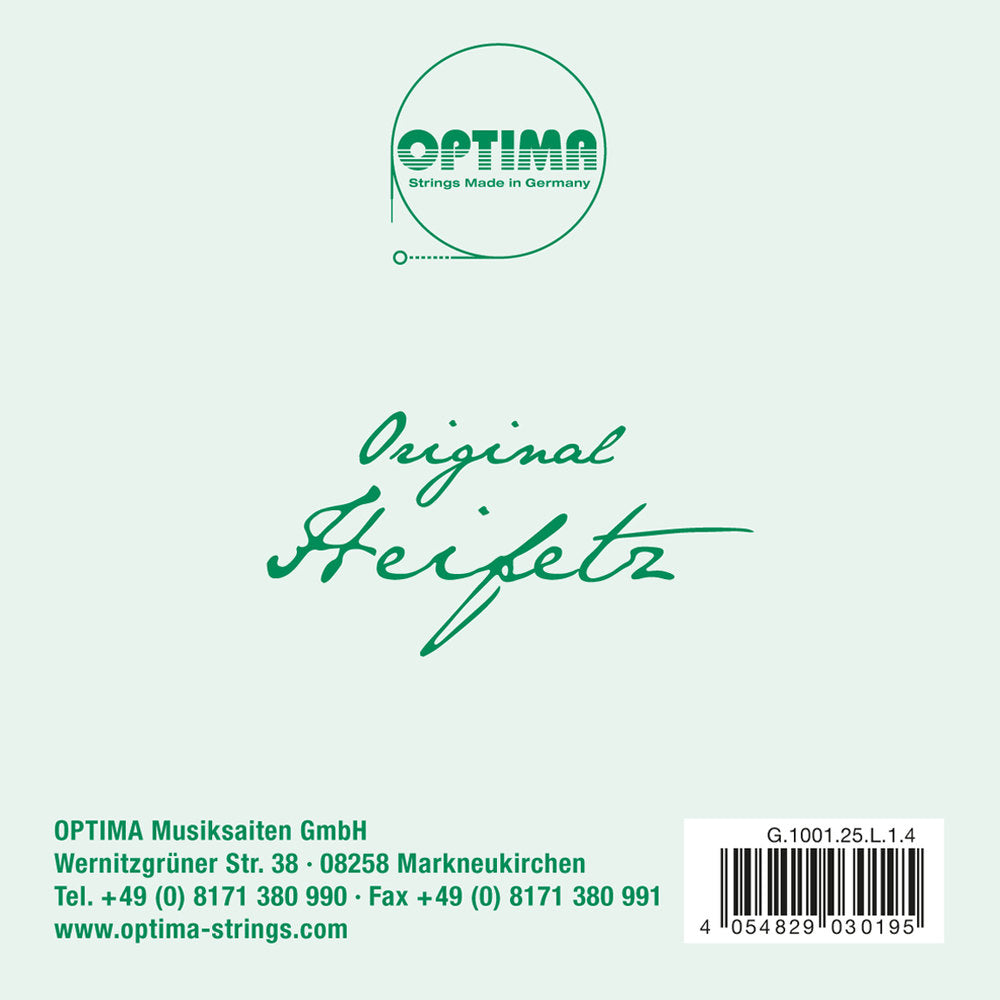 Optima Goldbrokat E-Saite 1/4-Geige, 0,24 mm, Schlaufe