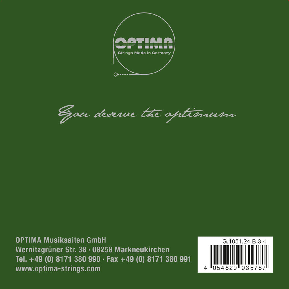 Optima Goldbrokat Premium E-Saite für 3/4-Violine, 0,24 mm, Kugel
