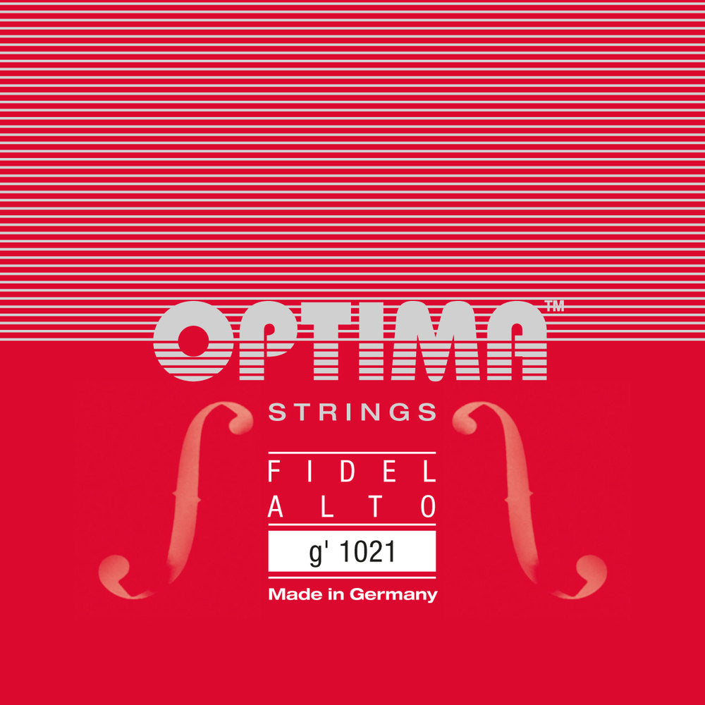Optima 1021 streng G1 til 6-strenget altfidel, sølvstål