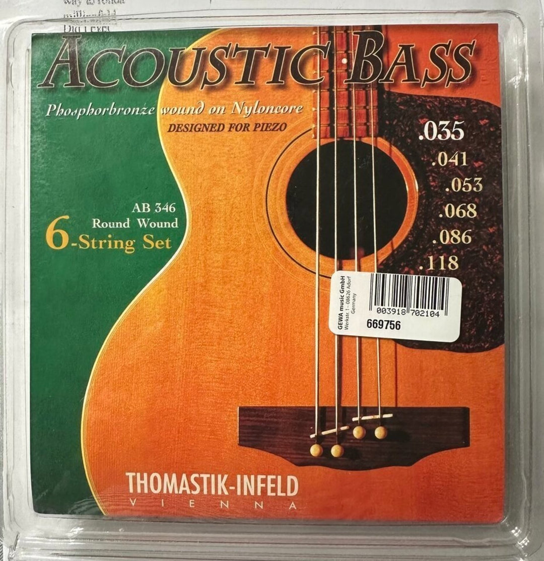 Thomastik-Infeld Saiten für akustischen Bass Phosphor Bronze - Set (6-saitig)