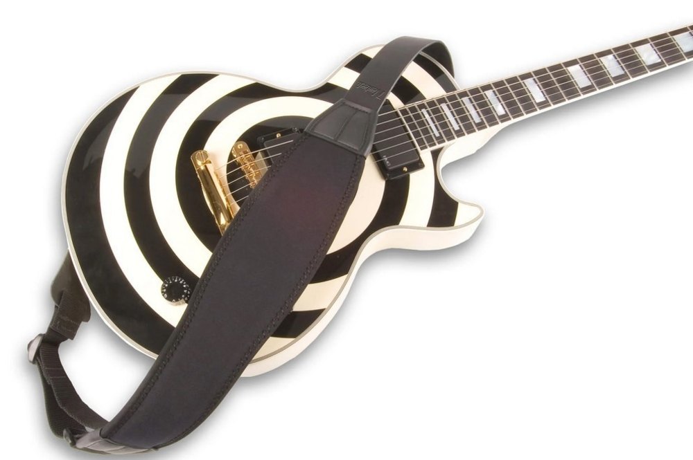 Neotech Super Strap Gitarren- und Bassgurt aus Neopren, schwarz