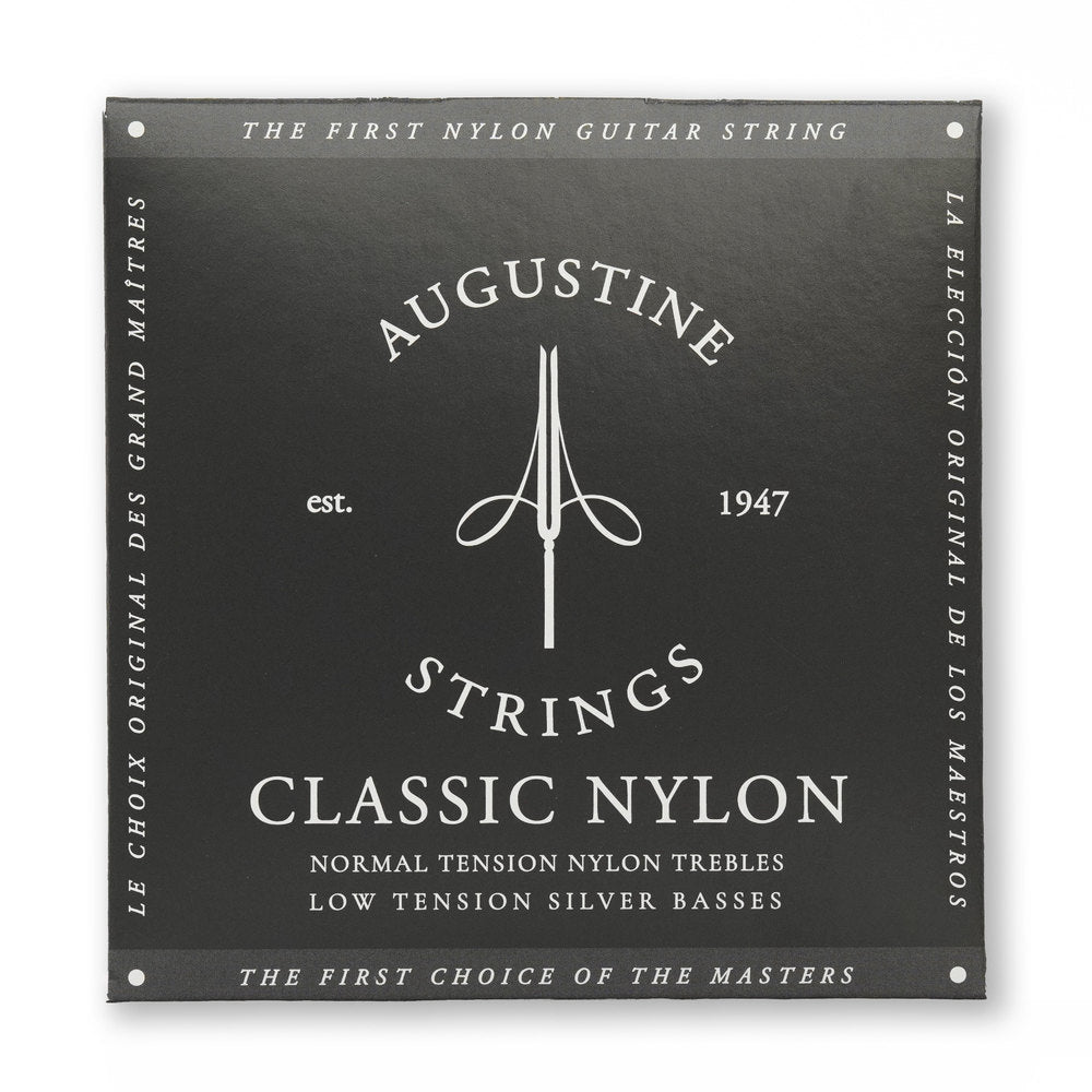 Augustine Classic Black E1-Saite, normale Spannung, .028"