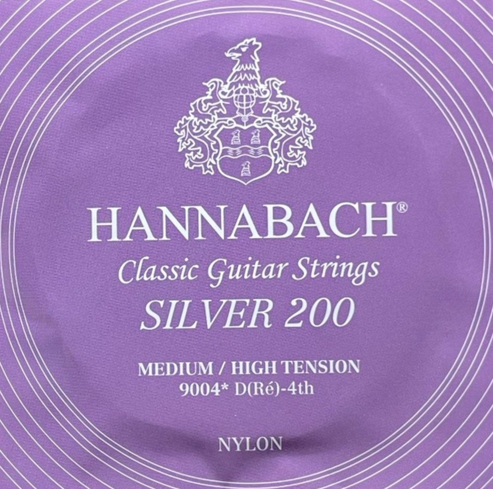 Hannabach 900 D4 Basssaite für klassische gitarren, medium/high tension