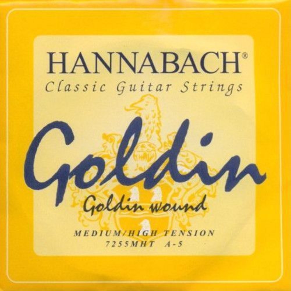 Hannabach 725 A5 bass-Saite für klassische gitarren, medium/High Spannung
