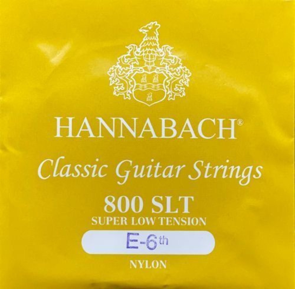 Hannabach 800 E6 Basssaite für klassische Gitarren, super low tension