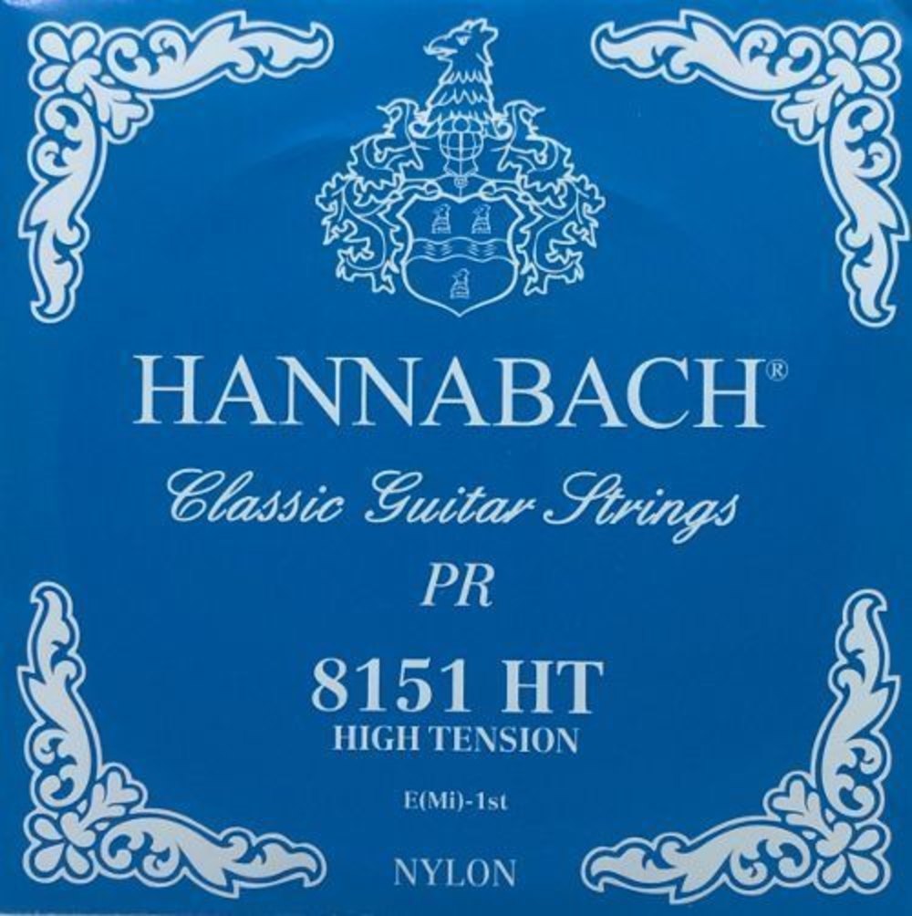 Hannabach 815 E1 Diskantsaite für klassische gitarren, hohe Spannung