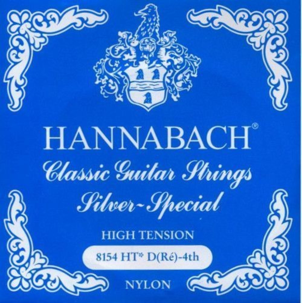 Hannabach 815 D4 Basssaite für klassische Gitarre, hohe Spannung