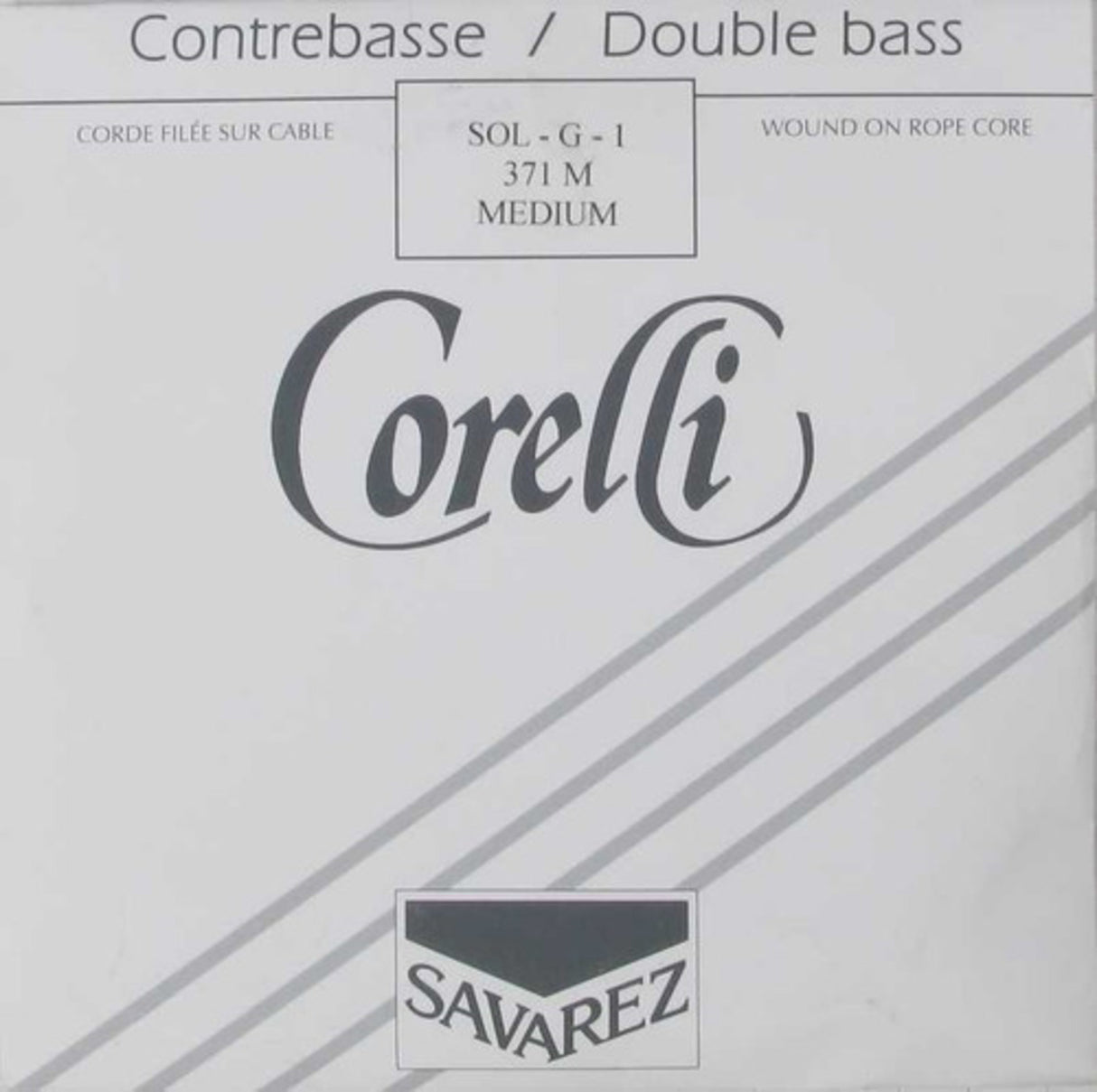 Corelli Kontrabass Saiten Orchesterstimmung Wolfram - Medium (371M)