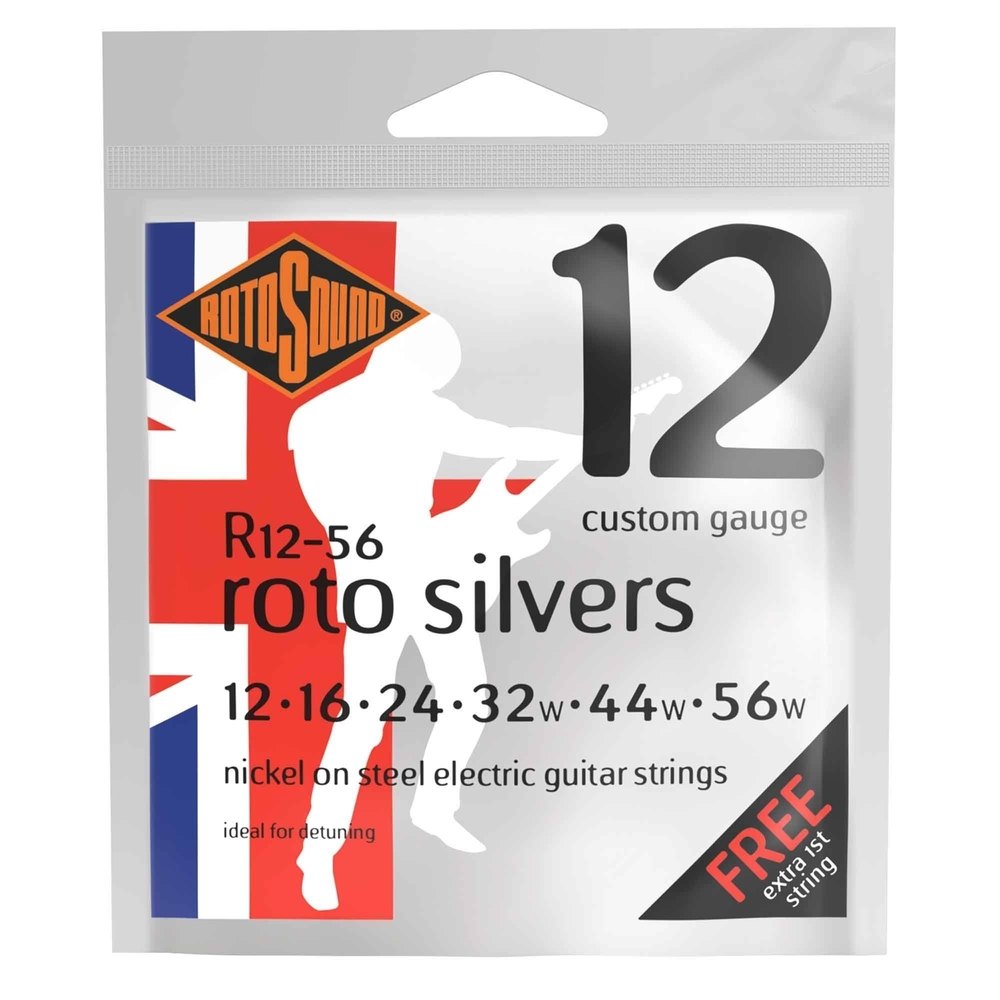Rotosound Roto Silvers R12-56 E-Gitarrensaiten 12-56