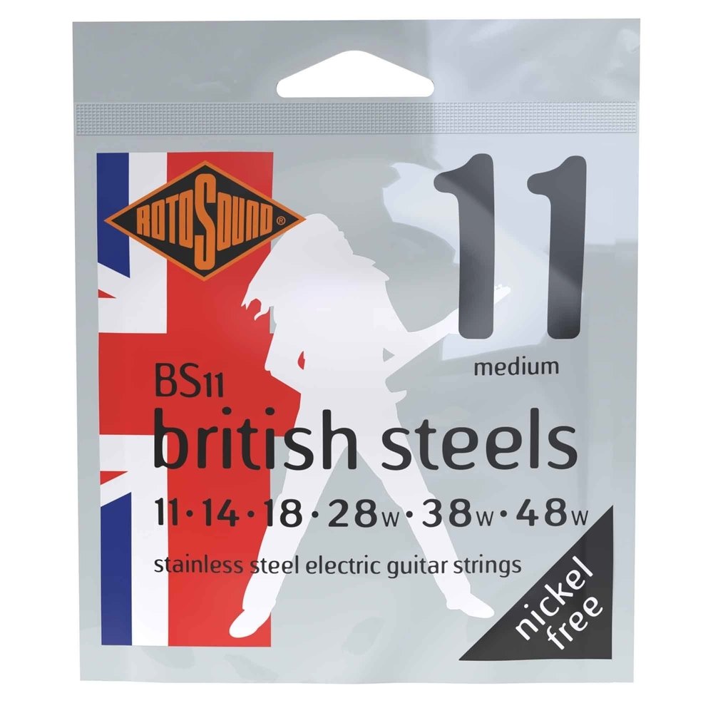 Rotosound British Steels BS11 e-gitarre-Saiten 11-48