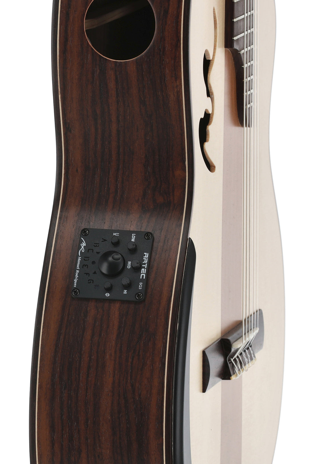Manuel Rodriguez Elektro-akustische Café Cortado Cutaway - Indischer Palisander (matt)