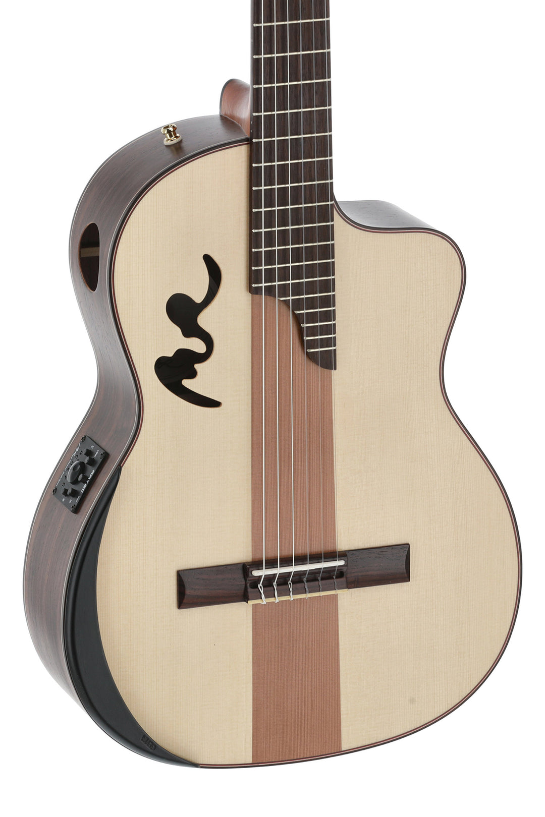Manuel Rodriguez Elektro-akustische Café Cortado Cutaway - Indischer Palisander (matt)