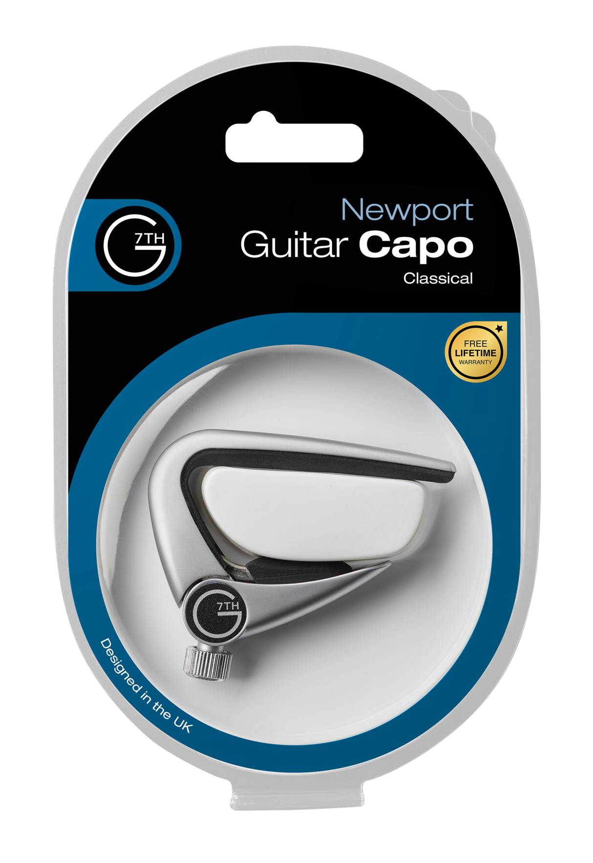 G7th Kapodaster Newport - Klassische Gitarren, silber (C33013)