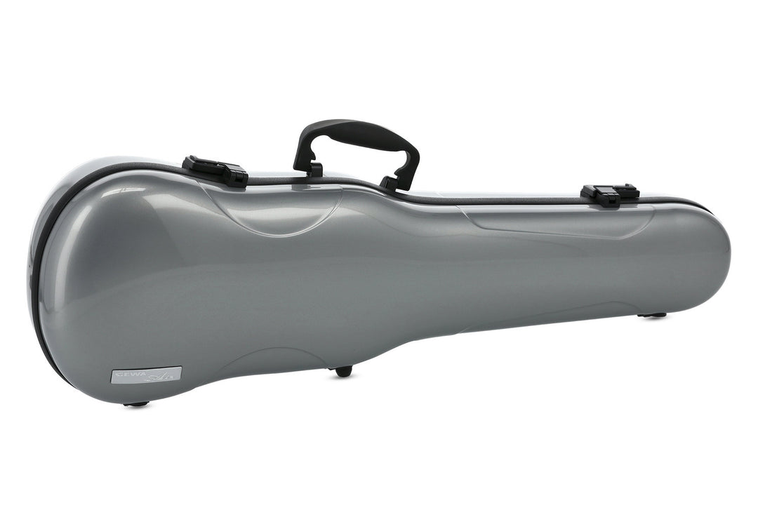 GEWA Formgeformte Geigen cases Air 1.7 - Silber metallic hochglanz