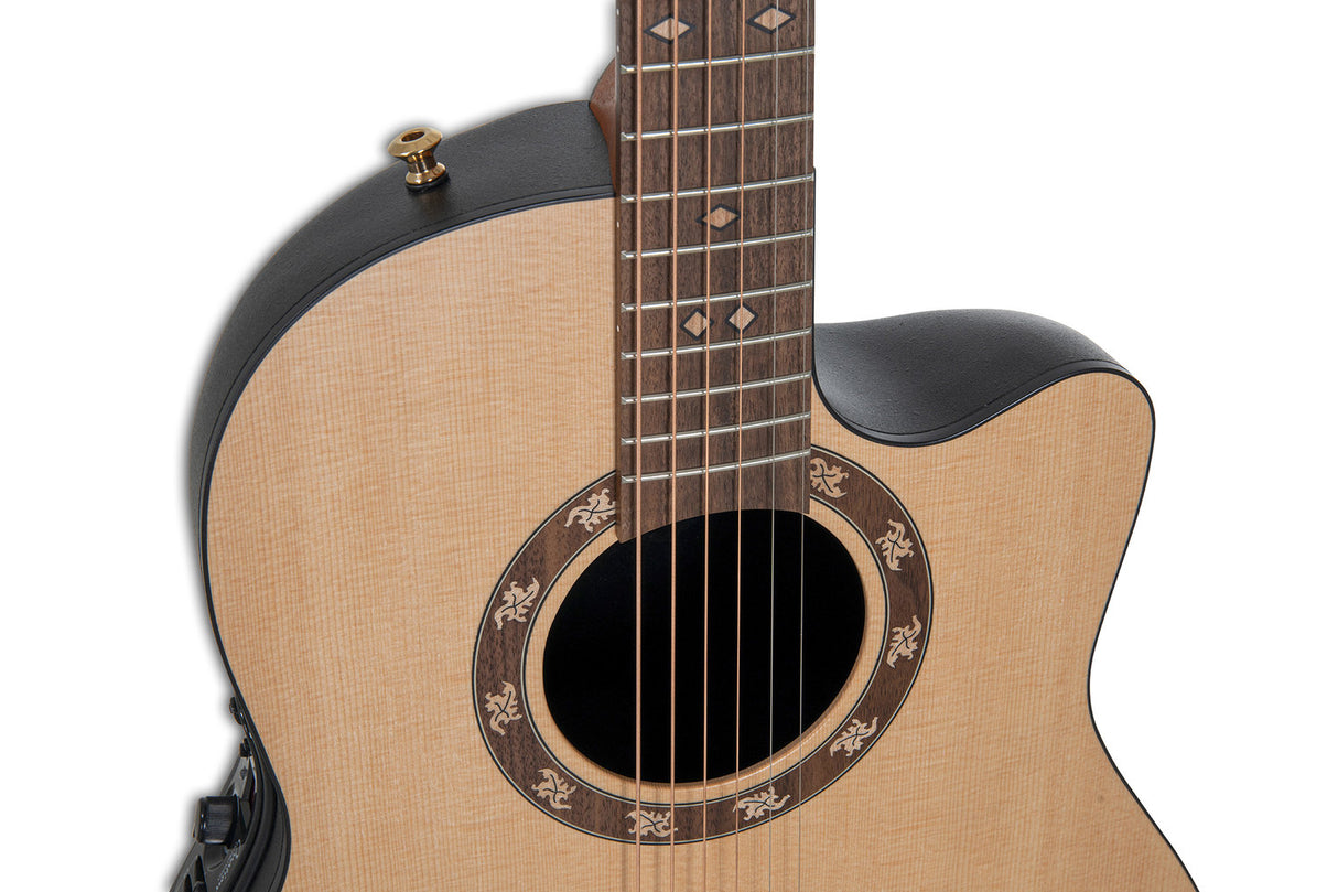 Ovation E-Acoustic Gitarren Pro Series Legend USA - Natural Satin (1767-4S-G)