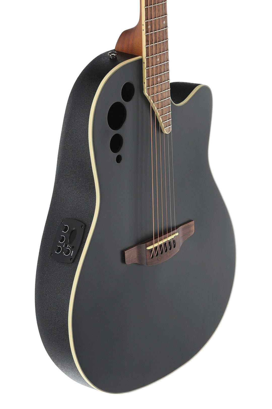 Applause E-Akustik Gitarren AE44II Mid Cutaway - Black Satin (AE44-5S)