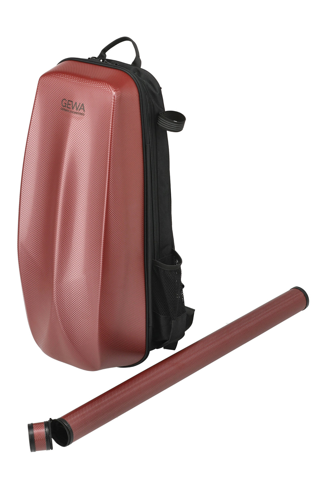 GEWA Rucksack für Geigen case Space Bag - Rot 4/4 - 3/4 (33 x 67 (mit Bogen case 79 ) x 19 cm)