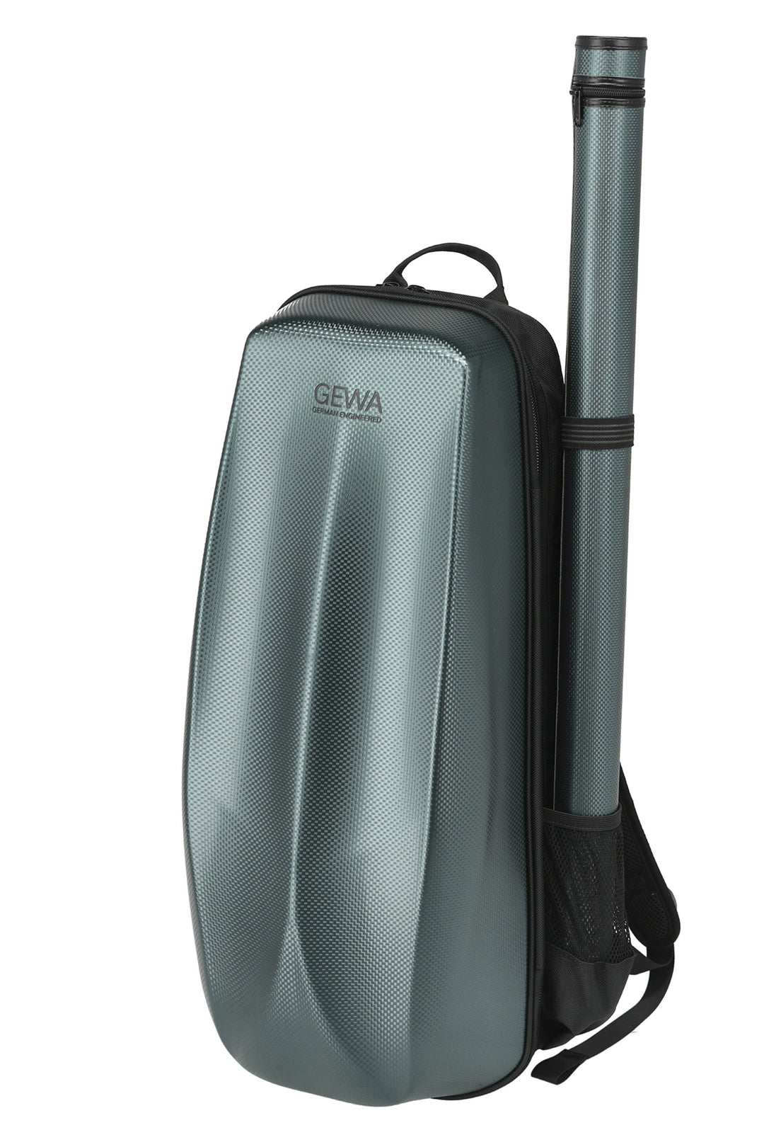 GEWA Rucksack für Geigen case Space Bag - Grün 4/4 - 3/4 (33 x 67 (mit Bogen case 79 ) x 19 cm)