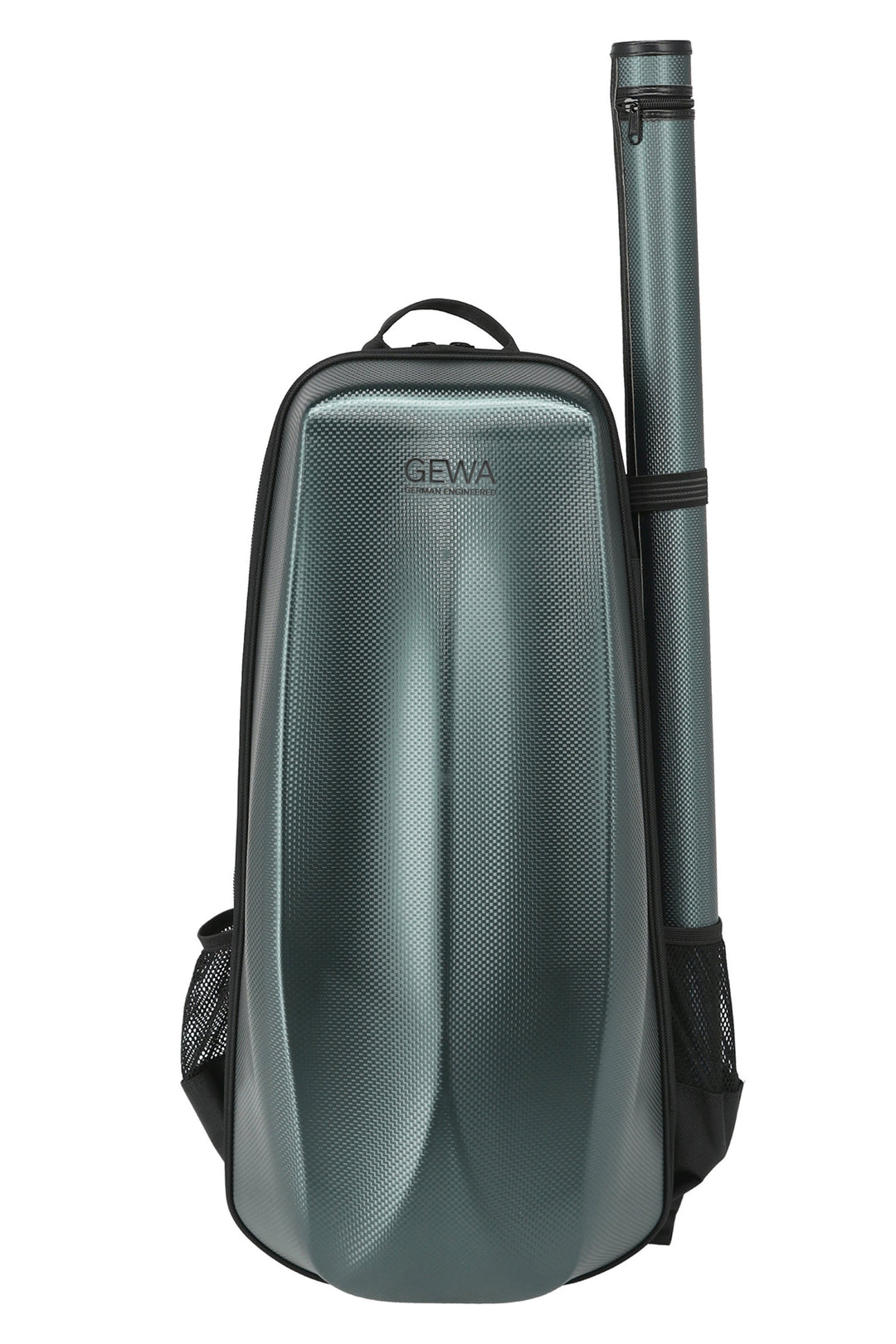 GEWA Rucksack für Geigen case Space Bag - Grün 4/4 - 3/4 (33 x 67 (mit Bogen case 79 ) x 19 cm)