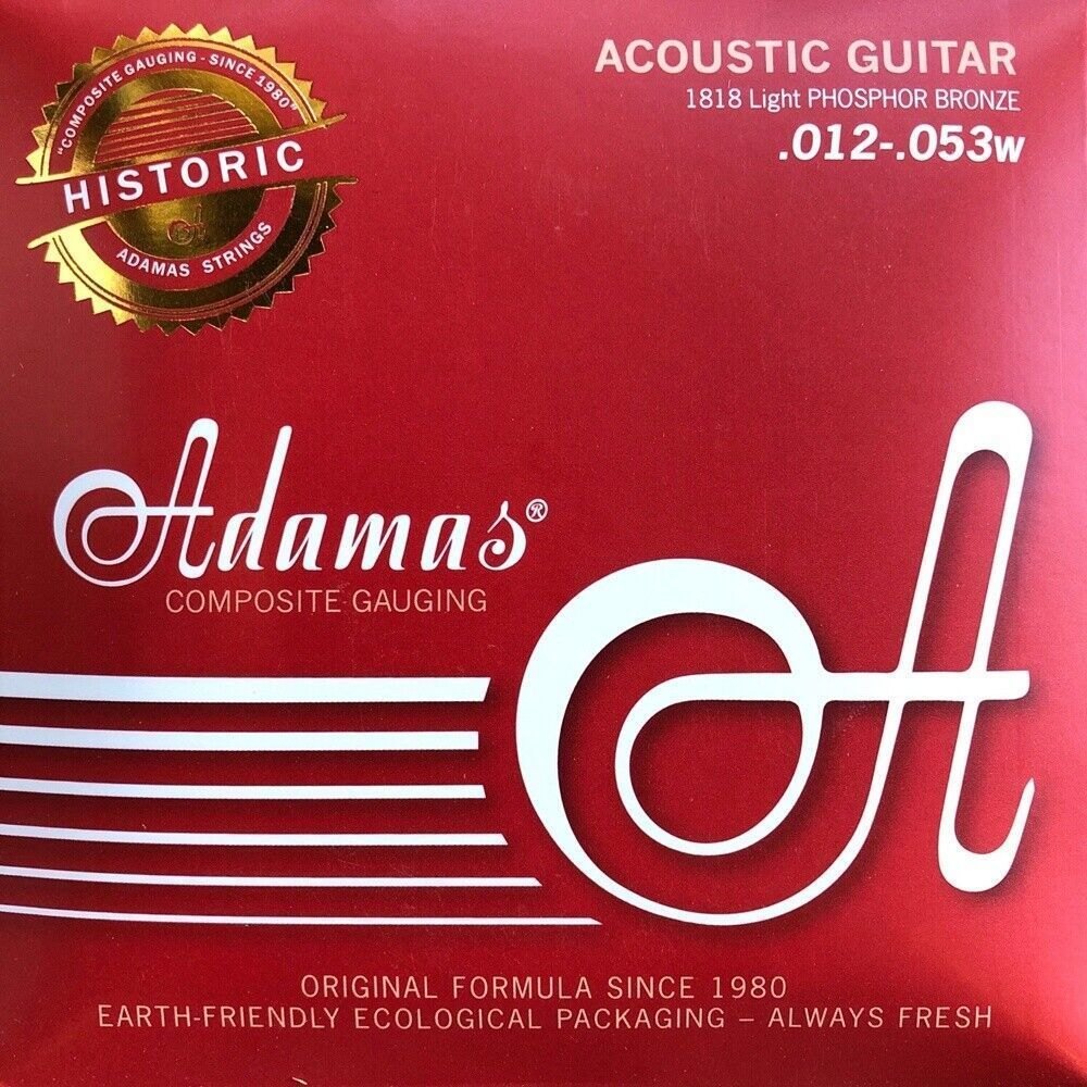 Adamas Historic Reissue 1818 gitarrengurte, Light .012-.053