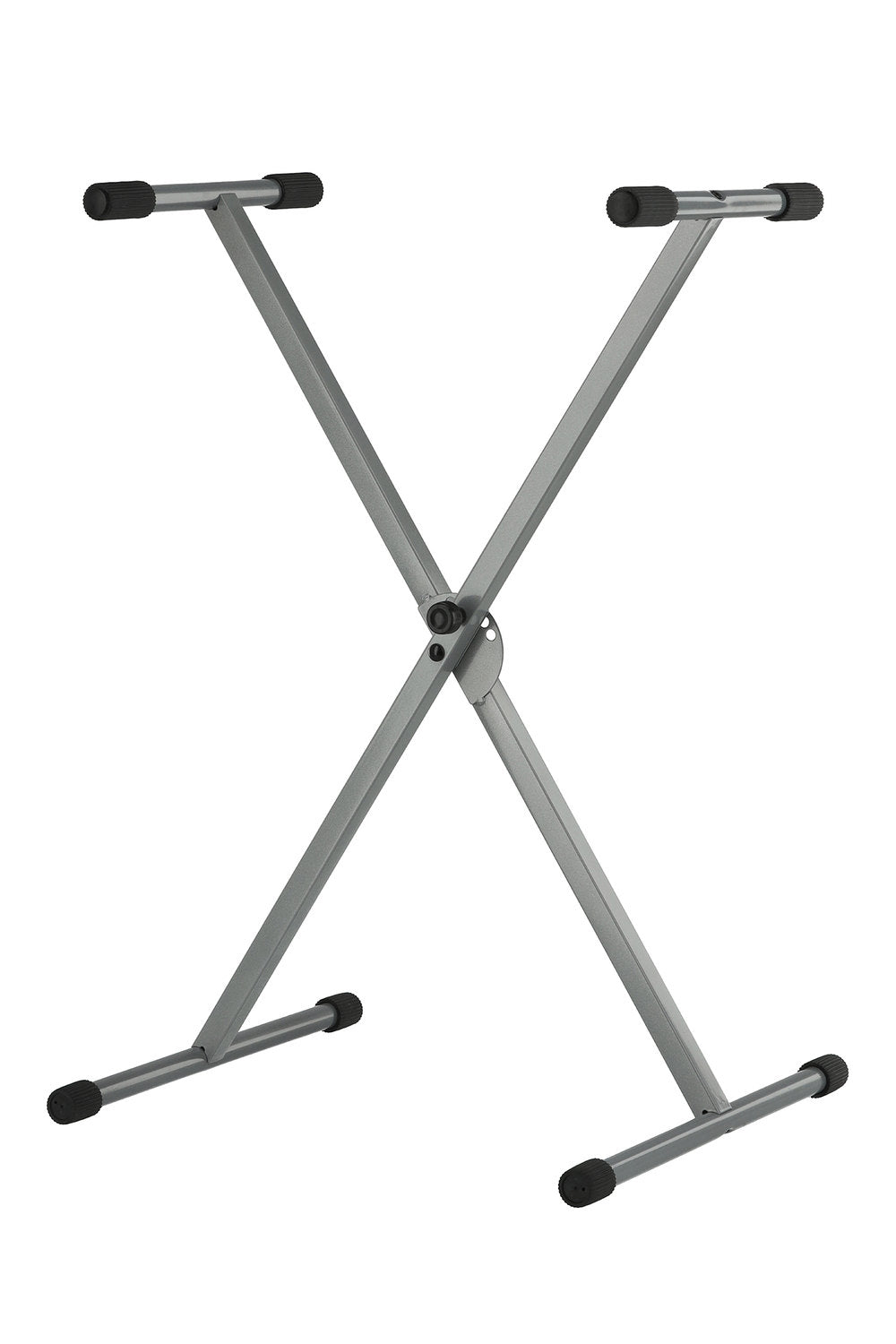 GEWA Keyboardständer, Einfachkreuz, silber