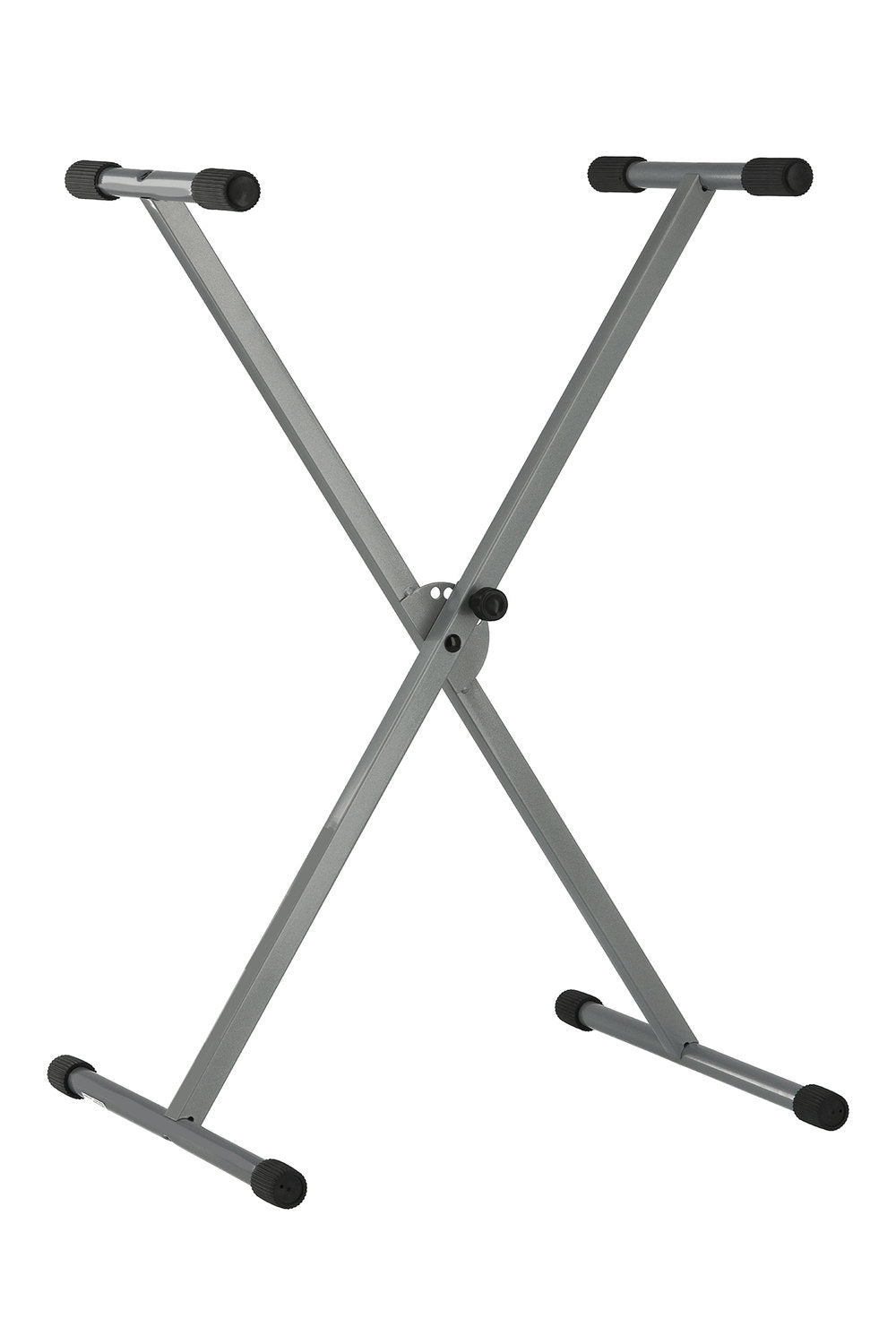 GEWA Keyboardständer, Einfachkreuz, silber
