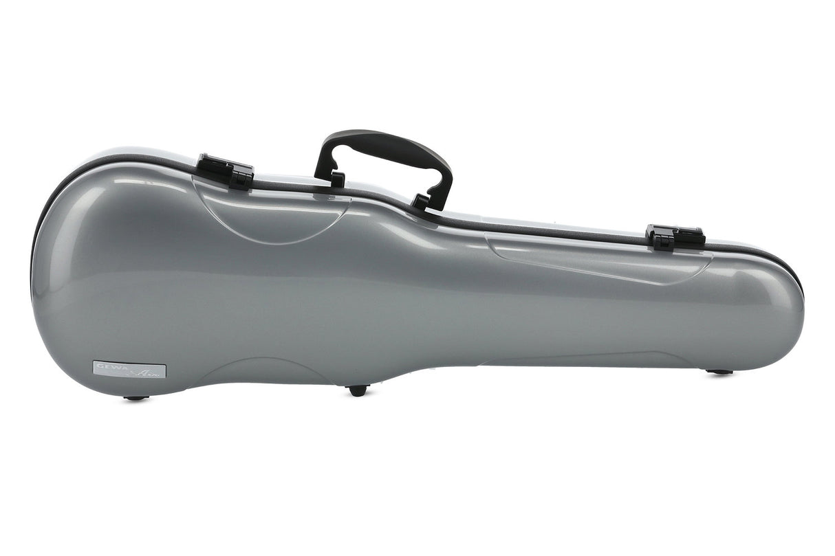 GEWA Formgeformte Geigen cases Air 1.7 - Silber metallic hochglanz
