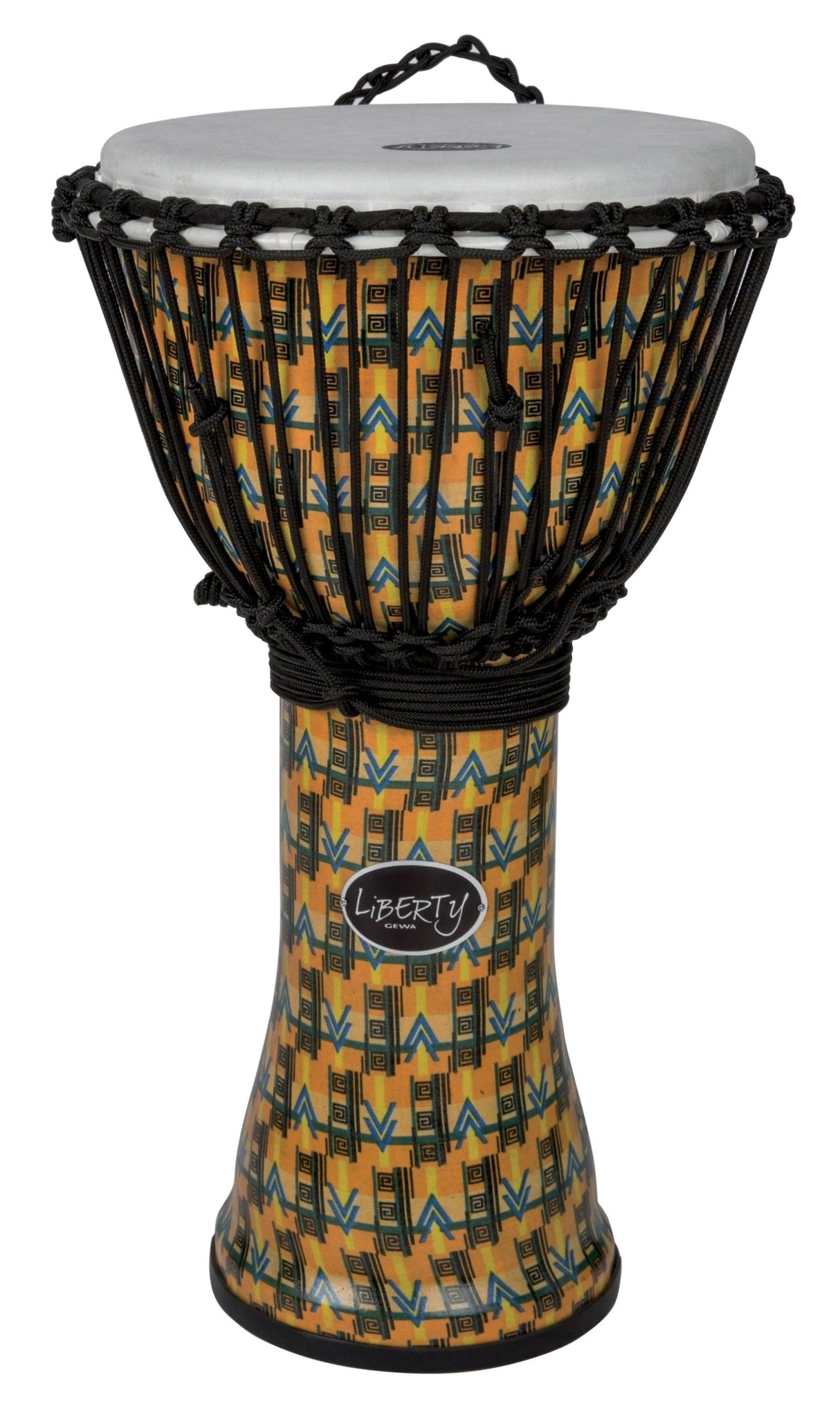 GEWA Djembé Liberty Serie Seilgestimmt - 14" Abstract Kente