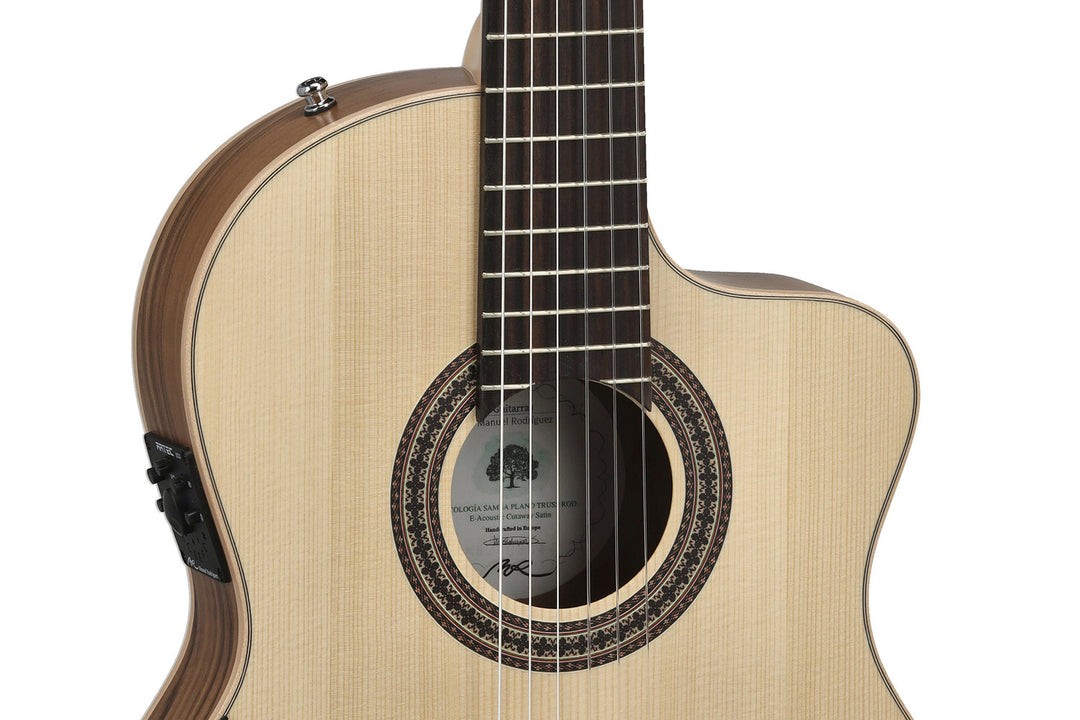Manuel Rodriguez ECOLOGÍA Serie Samba Elektro-Akustik - E-Akustik Samba Plano (Cutaway, Halsstab)