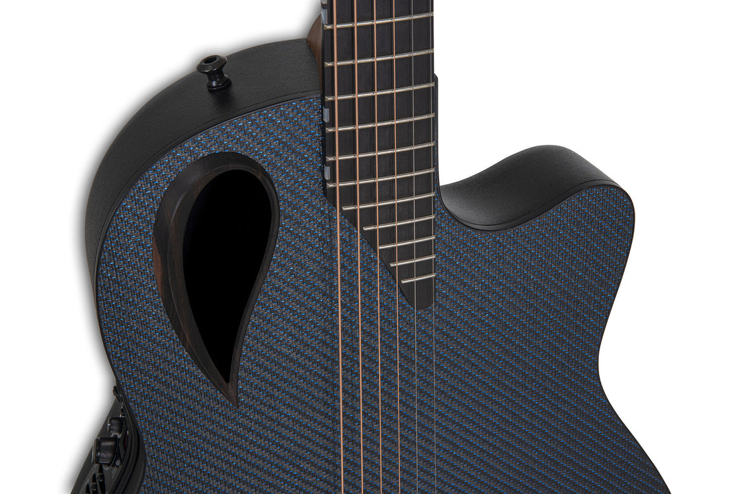 Adamas E-Akustik Gitarren Adamas MD80-NWT Mid-Depth Contour Cutaway - NWT Blue Reflection (MD80-8R-G)
