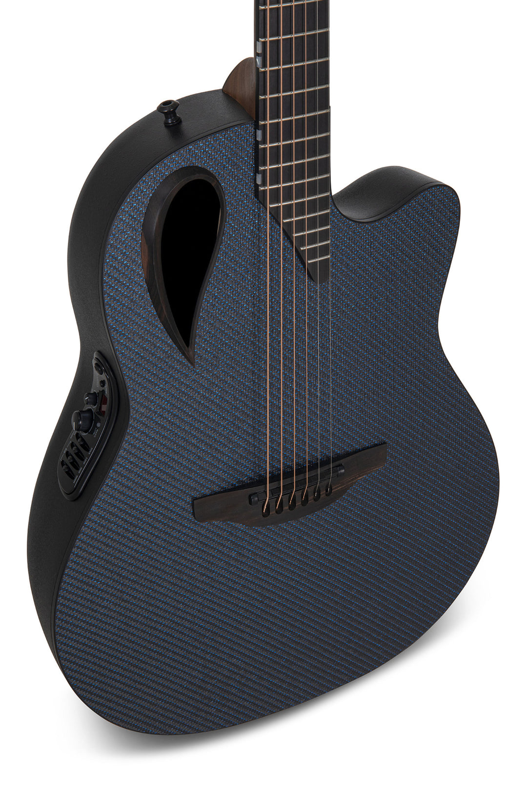 Adamas E-Akustik Gitarren Adamas MD80-NWT Mid-Depth Contour Cutaway - NWT Blue Reflection (MD80-8R-G)
