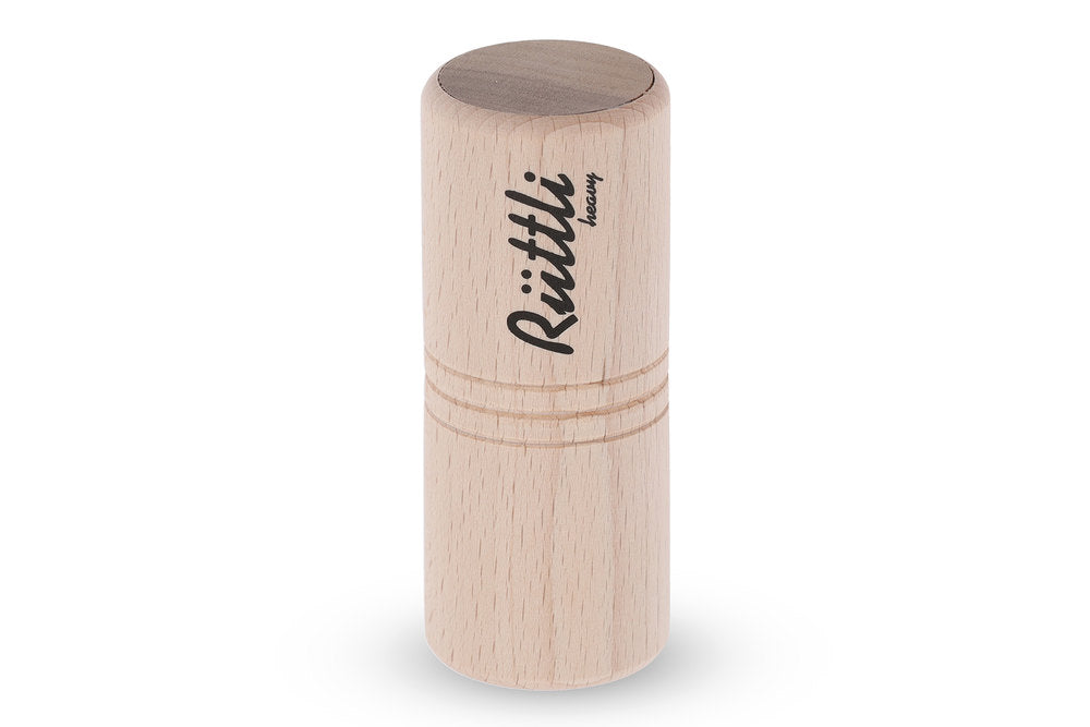GEWA BSX großer einzelner Shaker aus Buche mit Deckel aus Walnuss