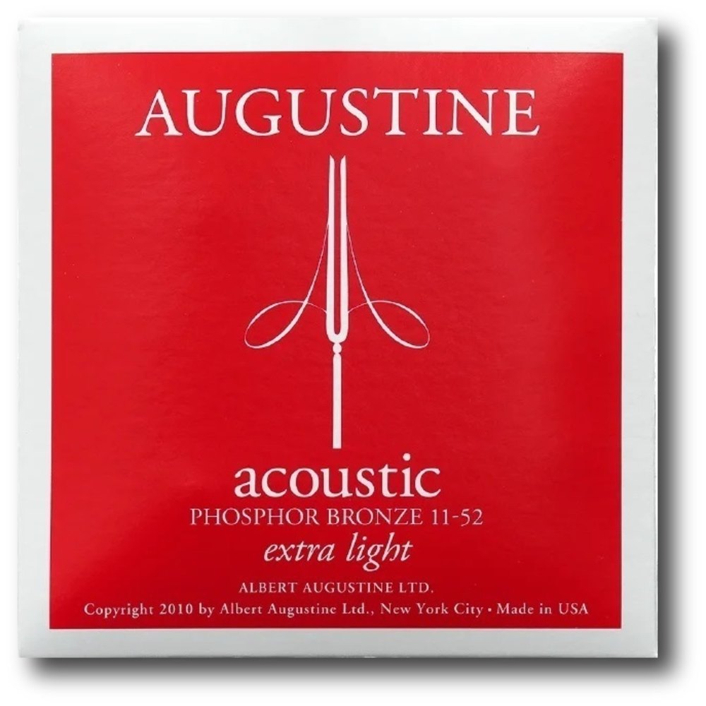 Augustine Acoustic Phosphor Bronze westerngitarren-Saiten, Extra-Light 11-52