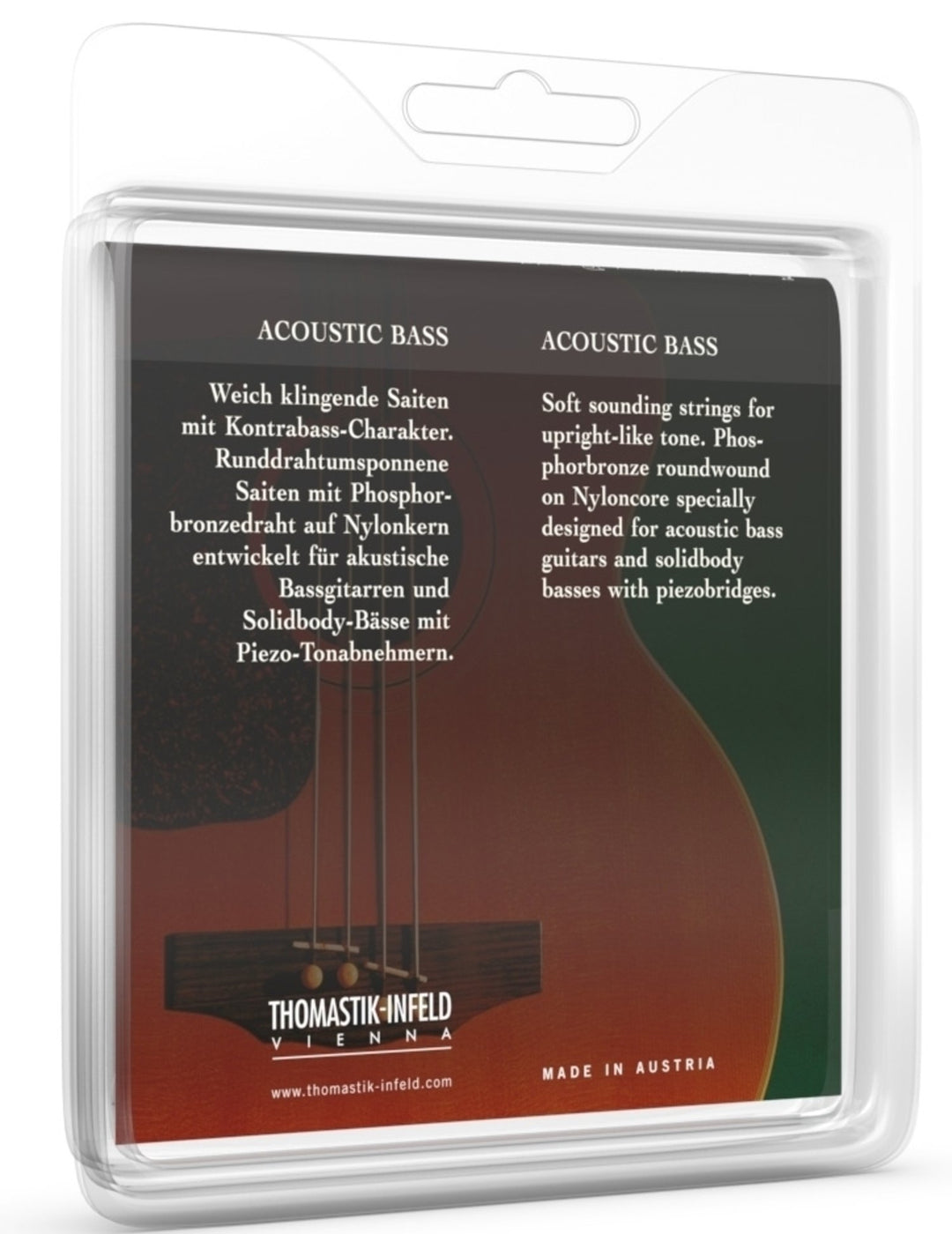Thomastik-Infeld Saiten für Akustikbass Phosphor Bronze - Set (4-saitig)