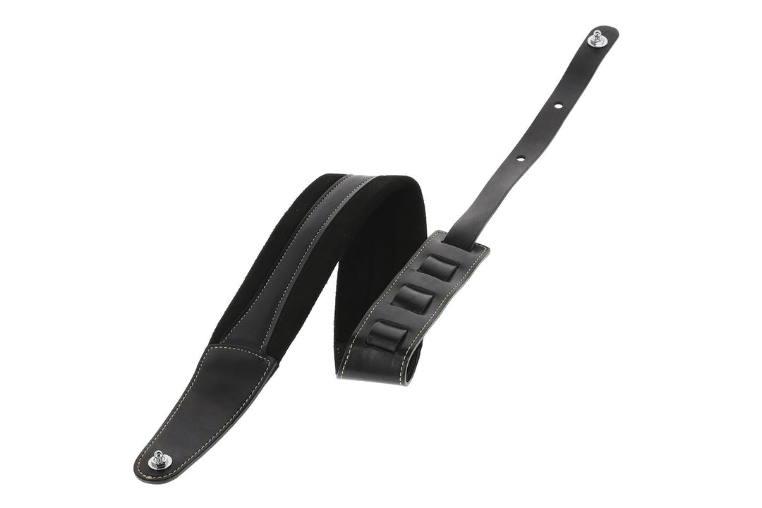 GEWA Gitarren Gurte Prestige 85 gepolstert Security Locks - black/black