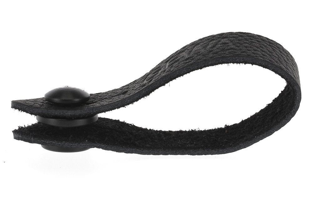 GEWA Tie Strap Schlaufe für Gitarrengurt, Leder, schwarz